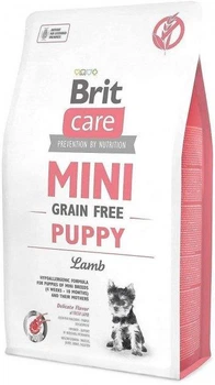 Беззерновой корм для щенков мелких и миниатюрных пород с ягненком Brit Care Mini GF Puppy Lamb 2 кг