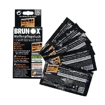 Салфетки для догляду за оружням Brunox Gun Care, 5шт в коробці (BRGD0006X5BOX)