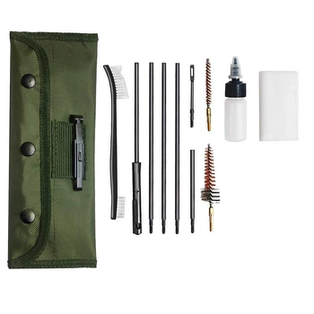 Набір для чищення зброї Lesko GK13 12 предметів у чохлі