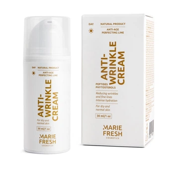 Денний крем проти зморщок Marie Fresh з пептидами для зрілої сухої та нормальної шкіри 30 мл