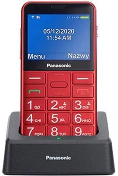 Telefon komórkowy Panasonic KX-TU 155 EXR Red