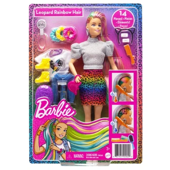 Кукла Barbie Радужный леопард (GRN81) Mattel GRN81