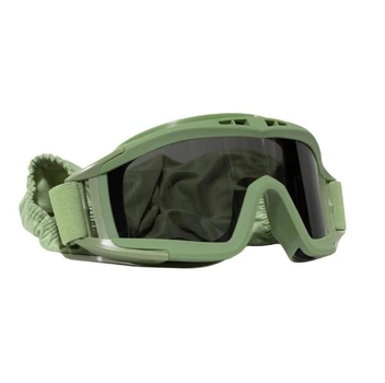 Защитные тактические очки-маска Daisy со сменными стеклами Olive