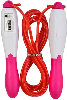 Скакалка з лічильником X-Treme 260 см Рожева (BP117229)