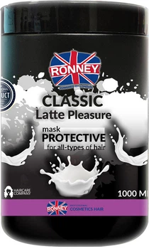 Маска протеиновая Ronney Classic Latte Pleasure для всех типов волос 1000 мл (5060589154711)