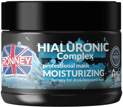 Маска Ronney Hialuronic Complex з гіалуроновою кислотою для сухого і пошкодженого волосся 300 мл (5060589155688)