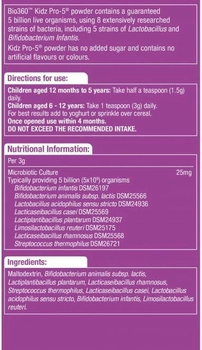 Mikrobiotyki dla dzieci Natures Aid Kidz Pro-5 90g ND141300