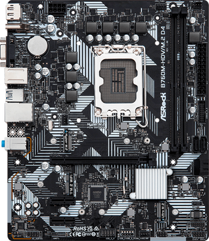 Материнская плата ASRock B760M-HDV/M.2 D4 (s1700, Intel B760, PCI-Ex16)