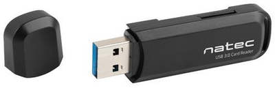 Czytnik kart NATEC Scarab 2 USB 3.0 SD/MicroSD Czarny