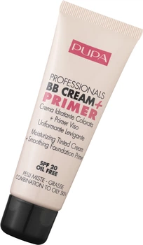 Увлажняющий BB-крем для жирной и комбинированной кожи Pupa BB Cream + Primer 001 (50 мл) (752170-937538-2)