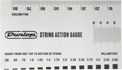 Лінійка Dunlop System 65 Action Gauge для вимірювання висоти струн (DGT04)