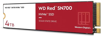 Dysk SSD Western Digital Red SN700 4TB M.2 NVMe PCIe 3.0 3D NAND (TLC) (WDS400T1R0C)