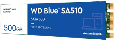 Dysk SSD Western Digital Blue 500 GB M.2 SATAIII TLC 3D (WDS500G3B0B)