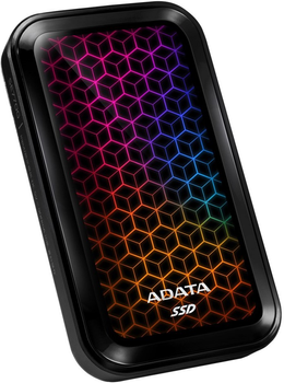 ADATA SE770G 512 GB 2,5" USB 3.2 Gen2 Type-C 3D NAND (TLC) Czarny (ASE770G-512GU32G2-CBK) Zewnętrzny