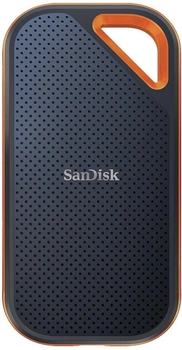 Dysk SSD SanDisk Extreme PRO 2TB 2.5" USB 3.2 Gen2 Type-C 3D NAND (TLC) Czarny/Pomaranczowy (SDSSDE81-2T00-G25) Zewnętrzny
