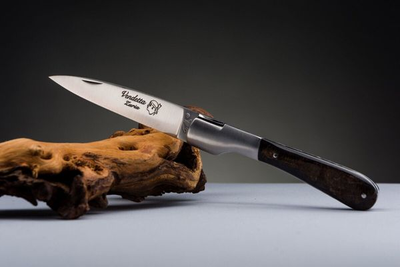 Нож карманный Fontenille Pataud, Vendetta-Guilloché, ручной работы, ручка из рога буйвола (VBBTG)