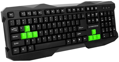 Клавіатура Esperanza Wired EGK102 USB Green (EGK102GUA)
