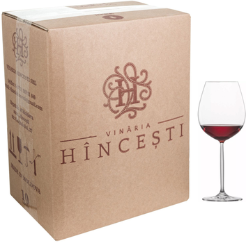 Вино Hincesti BAG IN BOX Сапераві червоне сухе 10 л 12% (4841685001557)