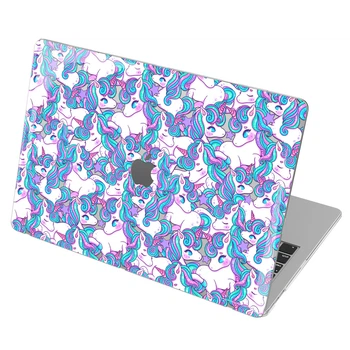 Чехол пластиковый для Apple MacBook Neo 13 (A18 Pro) 2026 (Единорог, милый, магия) A3404 макбук нэо 13" inch