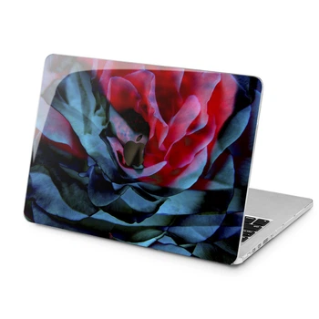 Чохол пластиковий для Apple MacBook Pro 16 M1 M2 M3 M4 M5 2021-2026 (Темна троянда) A2485/A2780/A2991/A3403/A3186/A3428/A3429 макбук