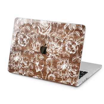 Чехол пластиковый для Apple MacBook Air 13 M2 M3 M4 M5 2022-2026 (Старинное дерево) A2681/A3113/A3240/A3449 макбук эйр 13.6" аир