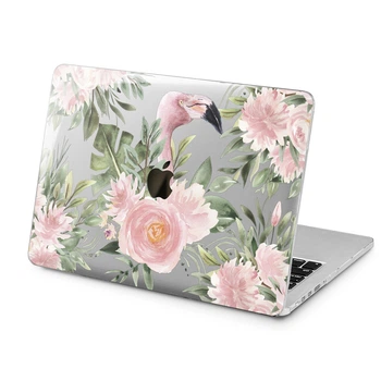 Чехол пластиковый для Apple MacBook Neo 13 (A18 Pro) 2026 (Нежные розы, фламинго) A3404 макбук нэо 13" inch