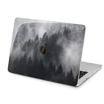 Чехол пластиковый для Apple MacBook Neo 13 (A18 Pro) 2026 (Темный лес) A3404 макбук нэо 13" inch