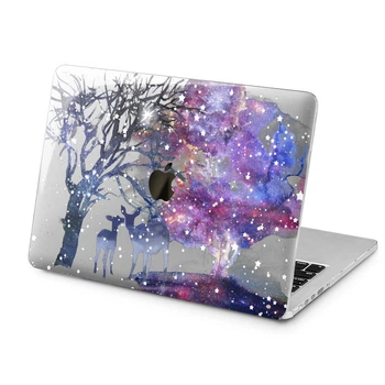 Чехол пластиковый для Apple MacBook Neo 13 (A18 Pro) 2026 (Галактический олень) A3404 макбук нэо 13" inch