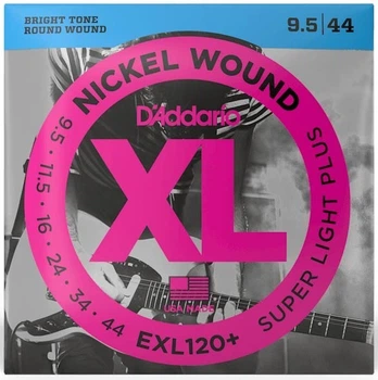 Струны для электрогитары D'Addario EXL120+ XL NICKEL WOUND SUPER LIGHT PLUS (9.5-44)