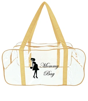 Сумка прозора в пологовий будинок Mommy Bag - L - 50*23*32 см Бежева