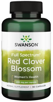 Червона конюшина Swanson Red Clover Blossom 430 мг 90 капсул (SW1342)