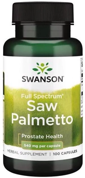 Пальма Сереноа Swanson Saw Palmetto 540 мг 100 капсул (SW909)