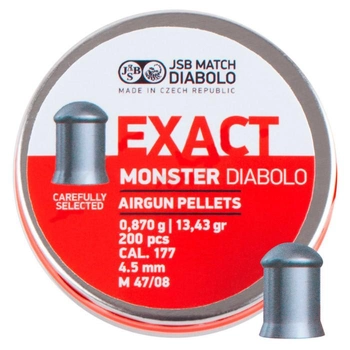 Пули пневматические JSB Diabolo Exact Monster 0 87 гр