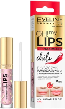 Блеск для увеличения объема губ Eveline Oh! My Lips – Lip Maximizer Чили 4.5 мл (5903416001904)