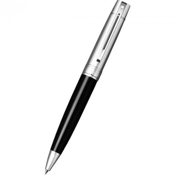 Ручка шариковая Sheaffer Sh931425 из латуни черно-серебристая