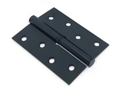 Петля съемная стальная KEDR 100*75*2.5-BLACK MATT-L левая