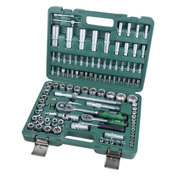 Набір насадок торцевих і біт Grad 1/4 1/2 дюйма 108 шт для ремонту автомобілів з кейсом (S-IGM_N33A)