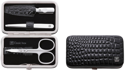 Zestaw podróżny do manicure Zwilling Beauty Classic Inox Black 3 elementy (97505-004-0)