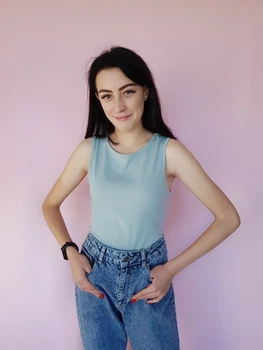 Боди-майка однотонный Nasty Gal Мятный (9741 M/44)