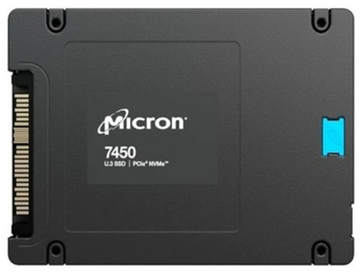 Dysk SSD Micron 7450 MAX 3.2TB U.3 NVMe PCIe 4.0 3D NAND (TLC) (MTFDKCB3T2TFS-1BC1ZABYYR)