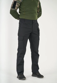 Тактичні штани UKM 58 (3XL) чорні прямі ріп стоп