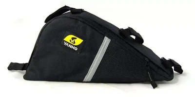 Вело сумка YANHO трикутник під раму 35*7*21 см кутова велосумка (584588707) Чорна