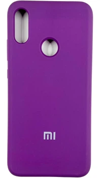 Чехол Soft Case на Xiaomi Redmi Note 7 баклажановый