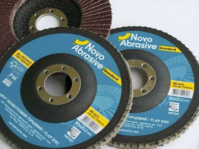 Круг пелюстковий торцевий 125*22,2 т29 Novoabrasive Standard P 120