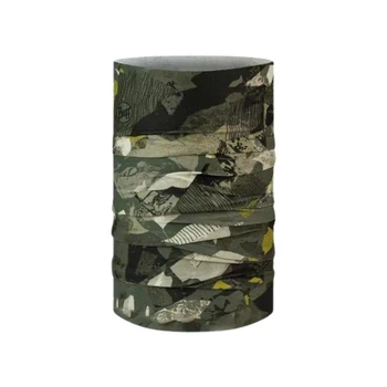 Шарф-труба Buff Coolnet UV Hetch Forest Чорний-Оливковий