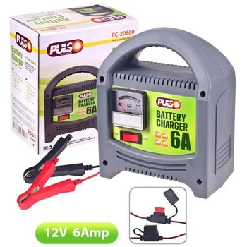 Зарядное устройство PULSO 12V 6A 20-80AHR трансформаторного типа для аккумулятора