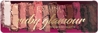 Paleta cieni do powiek Eveline Ruby Glamour 12 g (5901761998139)