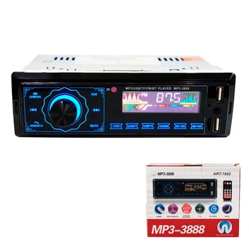 Автомагнитола с сенсорным дисплеем Bluetooth 1DIN MP3-3888 ISO