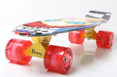 Скейт Пенні борд Penny board Graffics 22 Light Girl