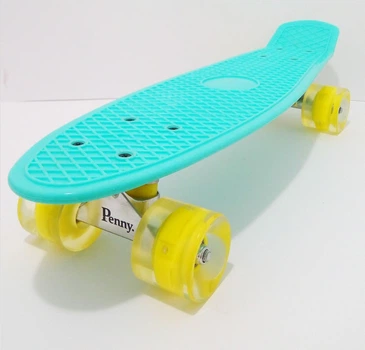 Скейт Пенни борд Penny board Classic 22 Light Бирюовый